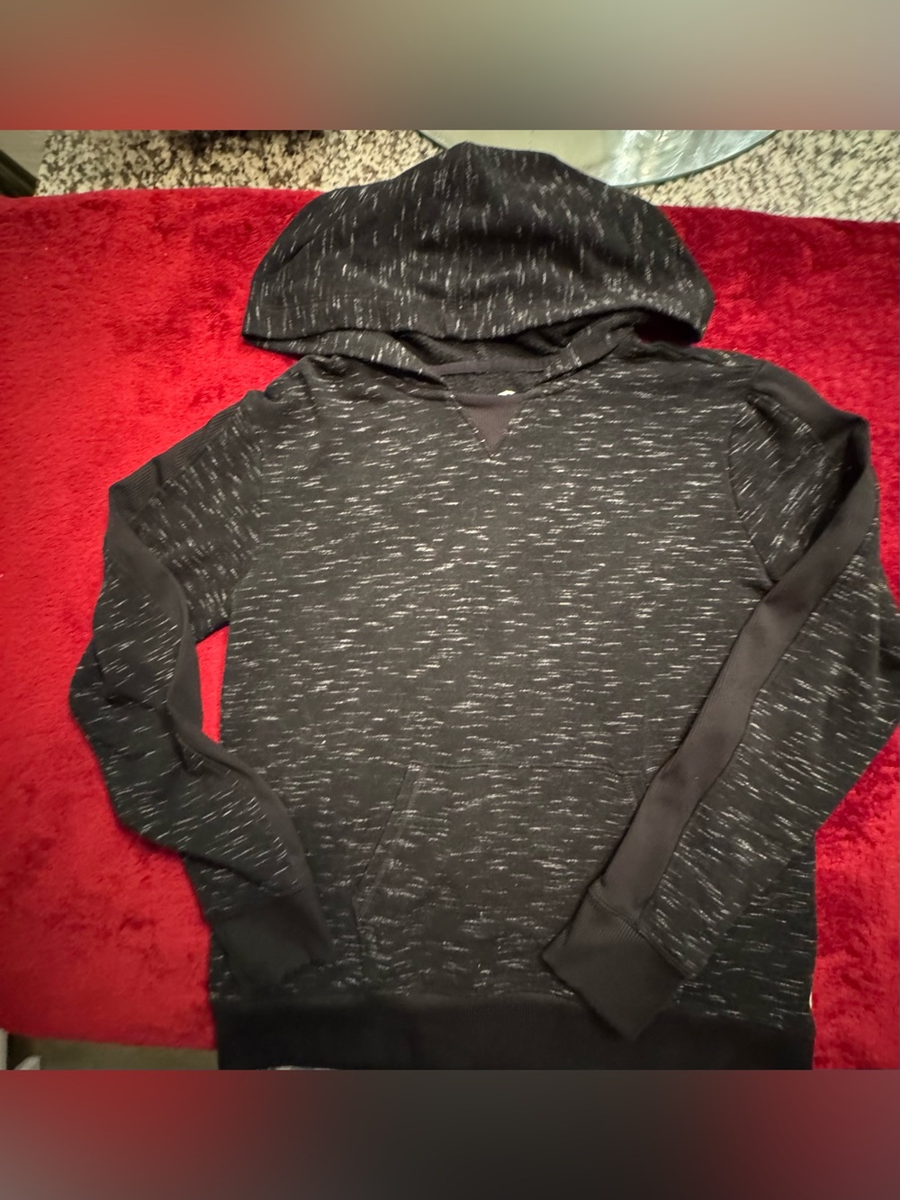Avia Black Heather Pullover Hoodie